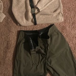 Kate Hill Wide Leg Army Green Pant